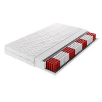 TASCHENFEDERKERNMATRATZE MORANTE MULTI Multipocket 120x200, H3, Höhe ca.: 18 cm - Weiß, Textil (120/200cm) - MASSENO