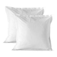 KISSENBEZUG basic 200 tc 60x60 cm (x2) weiss - Weiß, Textil (60/60cm) - Happy Friday