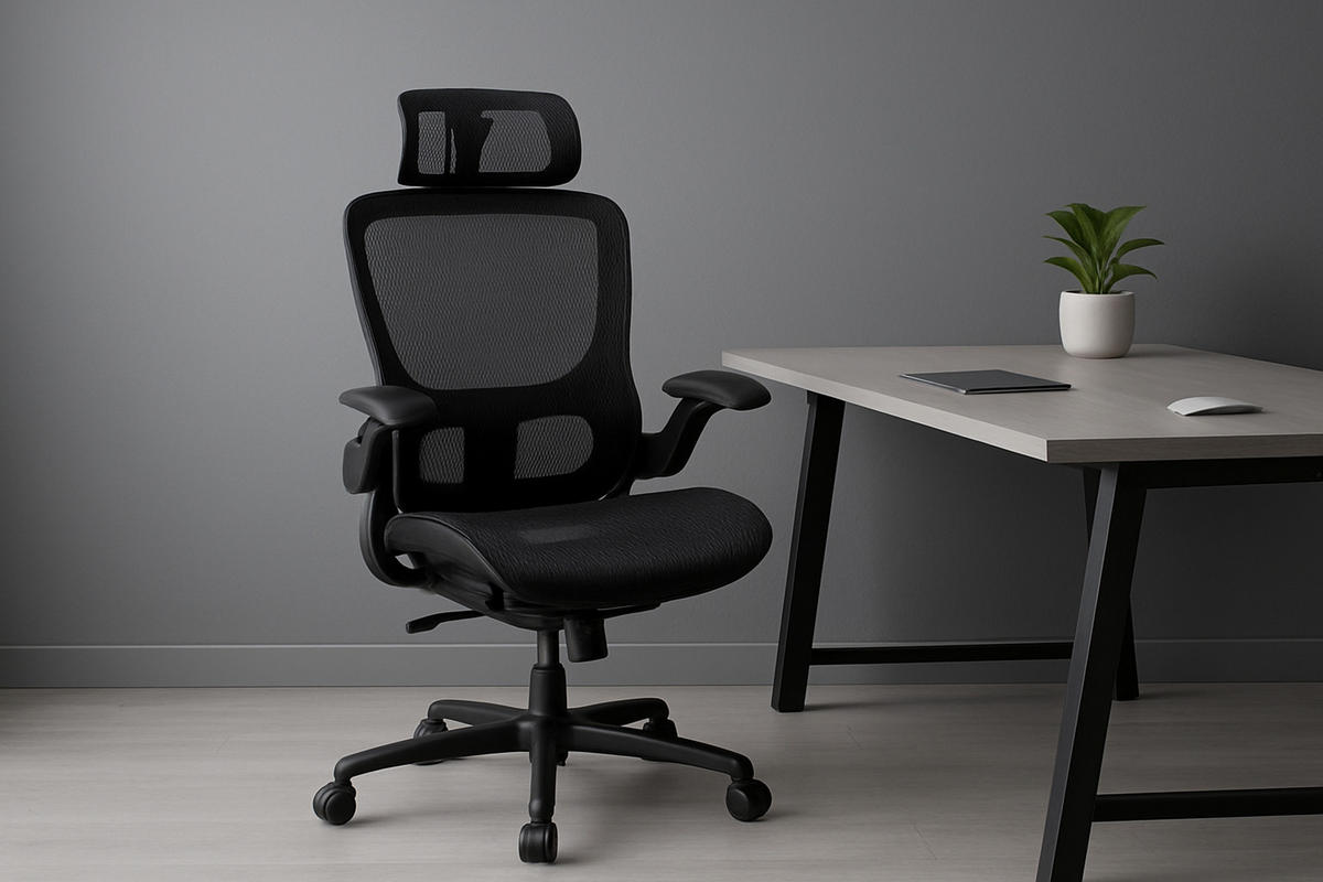 BÜROSTUHL Koven schwarz - Schwarz, Kunststoff/Metall (65/128/65cm) - TPFLiving