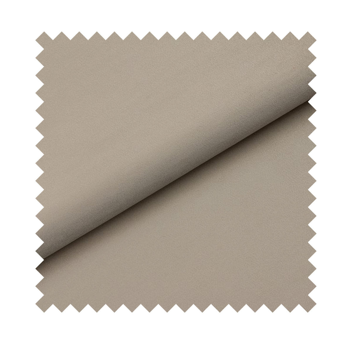 POLSTERBETT Cloudy Low Graubeige Samtbezug mit Bettkasten 160x200 - Taupe, Textil (160/200cm) - Selsey