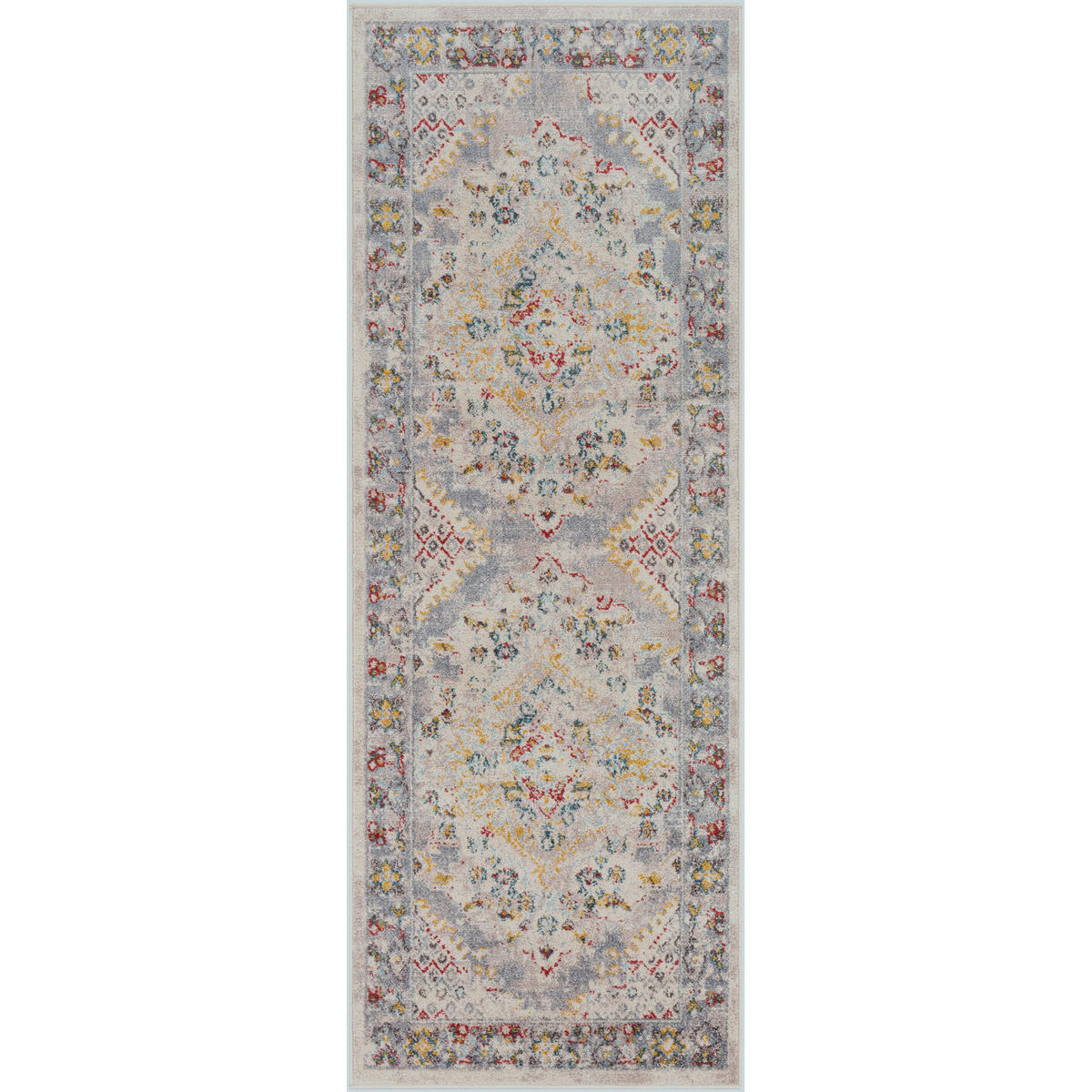 VINTAGE-TEPPICH 80/220 cm Taupe - Taupe, Naturmaterialien/Textil (80/220cm) - LIVABLISS