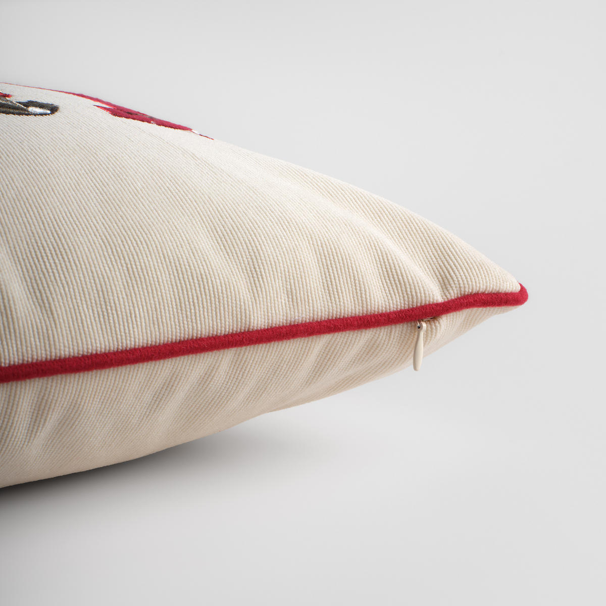 KISSENBEZUG Jolino, 45x45cm, Weiß, Weihnachten Kissenhülle, Weihnachtsdeko, Christmas, Weihnachtsmotiv Sofakissen Dekokissenbezuge - Weiß, Kunststoff (45/45cm) - home&you