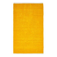 HANDWEBTEPPICH Chenille 110/170 cm - Currygelb, Textil (110/170cm) - Homescapes