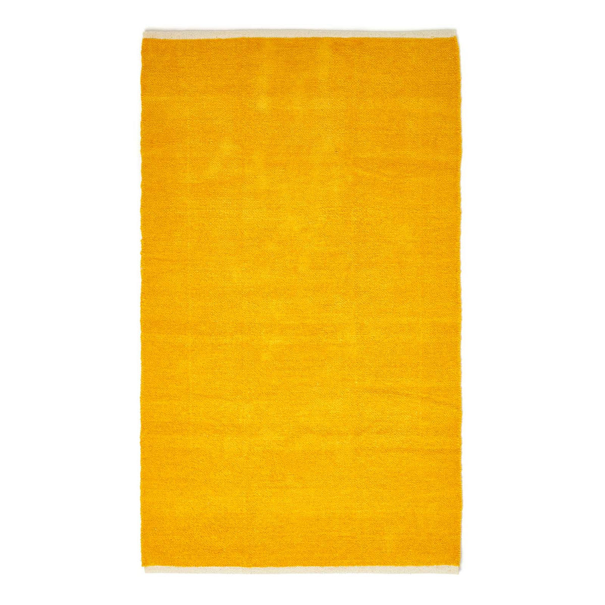 HANDWEBTEPPICH Chenille 110/170 cm - Currygelb, Textil (110/170cm) - Homescapes