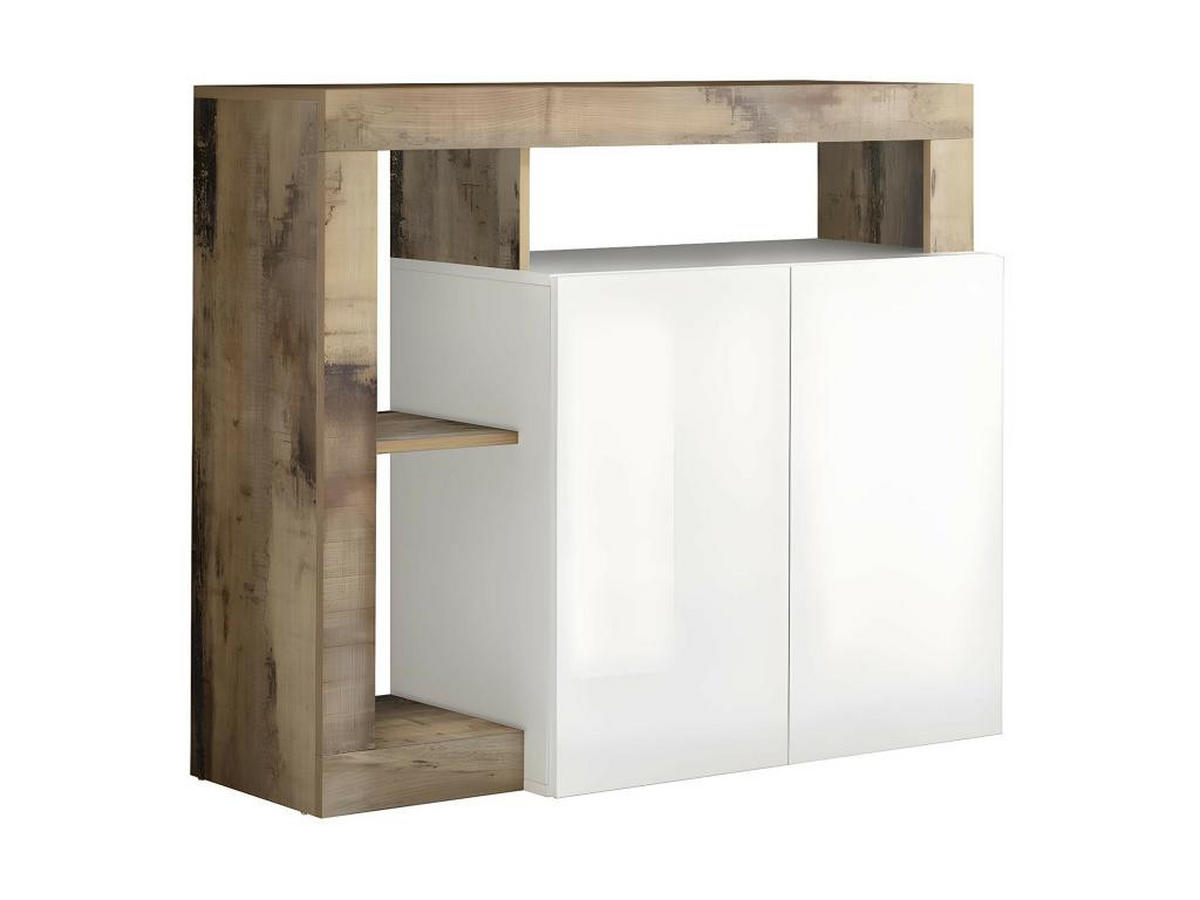 SIDEBOARD 2 Türen Frankfurt - L108 cm - Naturfarben, Holz (42/93/108cm) - Vente-Unique