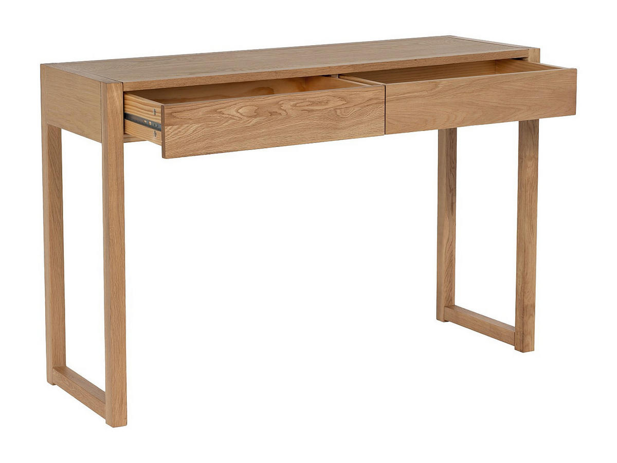 KONSOLENSCHREIBTISCH - 120 cm x 40 cm - holz - naturfarben hell Nelizar - Naturfarben, Holz (40/80/120cm) - Vente-Unique