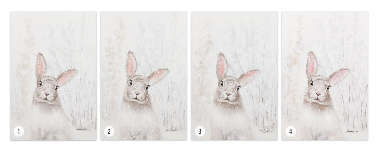 ACRYLBILD HANDGEMALT 50/70 cm - Beige, Holz/Textil (1.2/70cm) - KUNSTLOFT