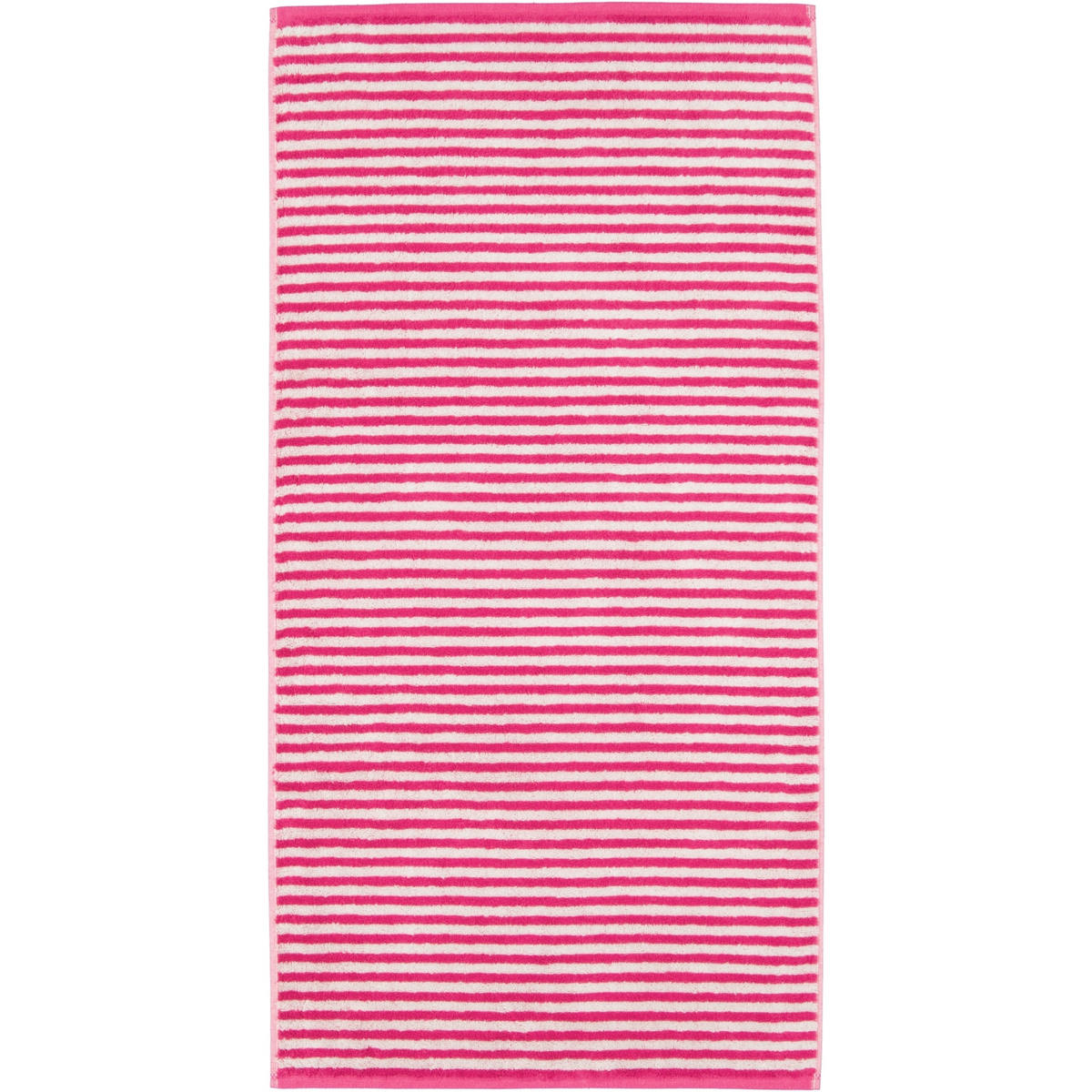 GÄSTETUCH CAMPUS RINGEL 955 PINK - 22 - Rosa, Textil (30/50cm) - Cawoe