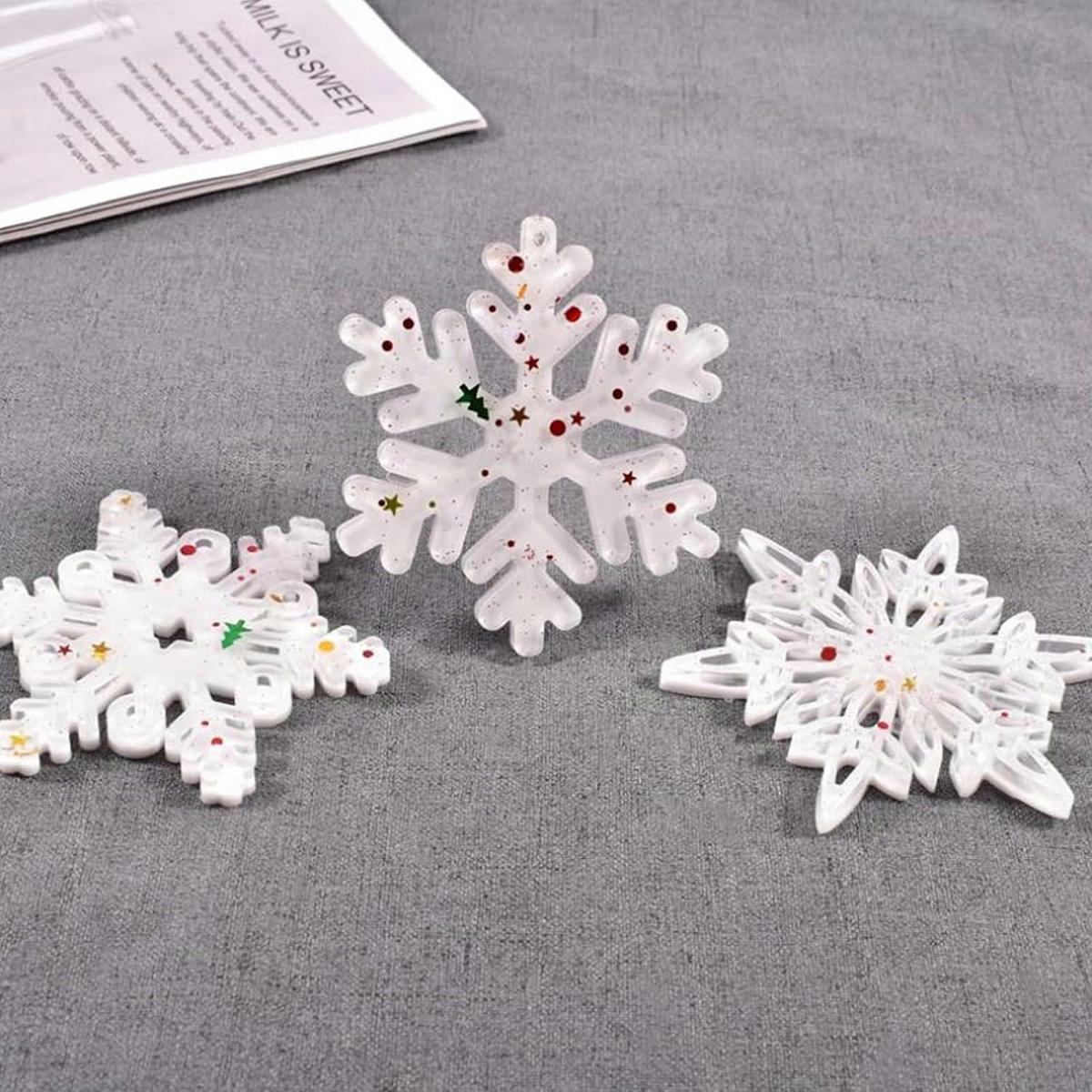 SILIKONFORM 2-teiliges Set Weihnachten - Hellblau, Kunststoff