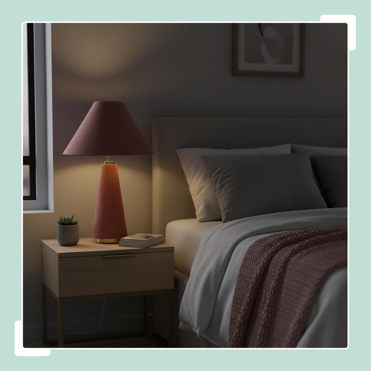 TISCHLAMPE - Rosa, Textil/Metall (30/30/47cm) - Relaxdays