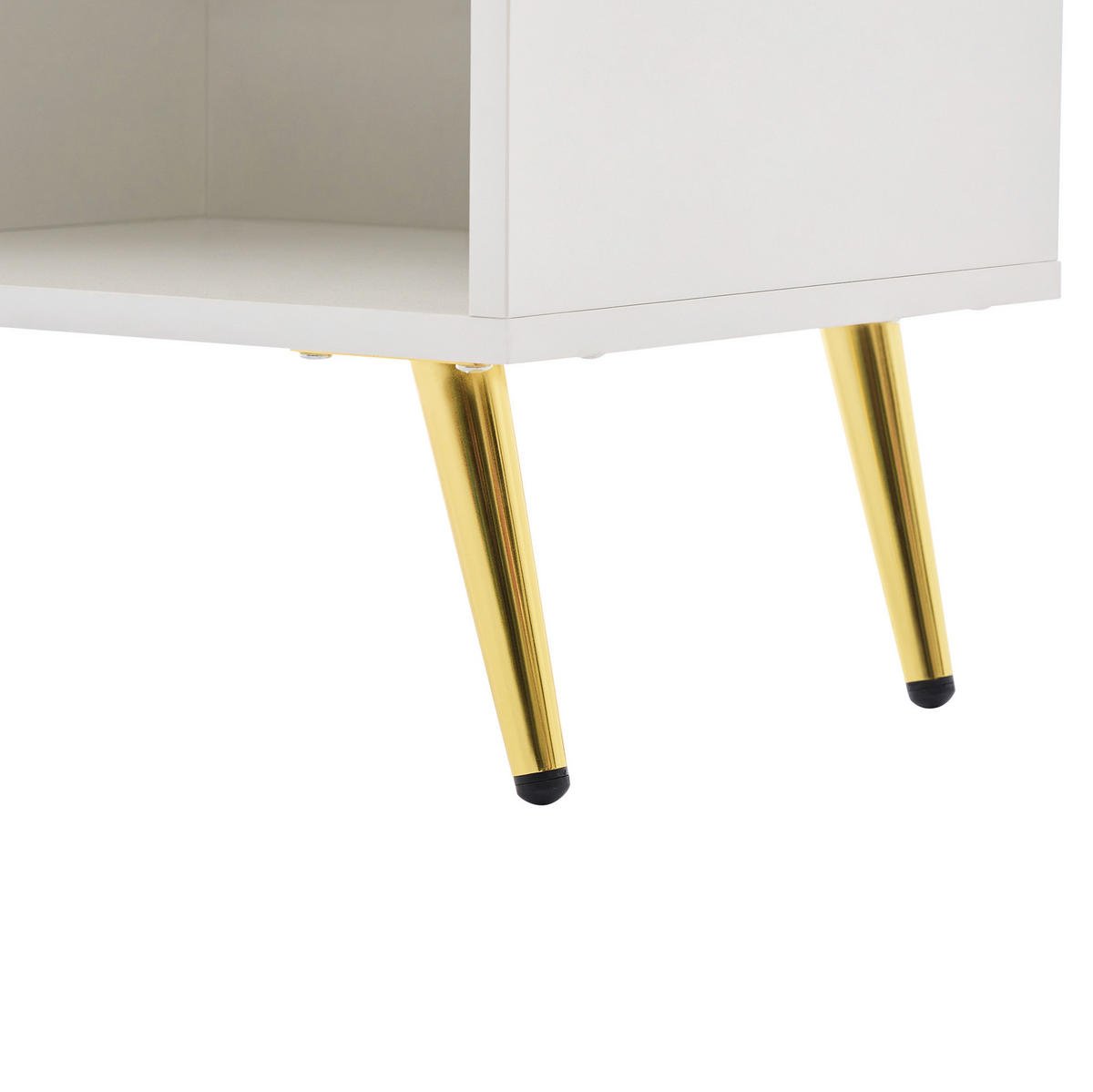 SCHUHSCHRANK aus Spanplatte 120x35x71.5cm in Weiß mit Sitzbank - Weiß, Holzwerkstoff (120/71.5/35cm) - Modfu