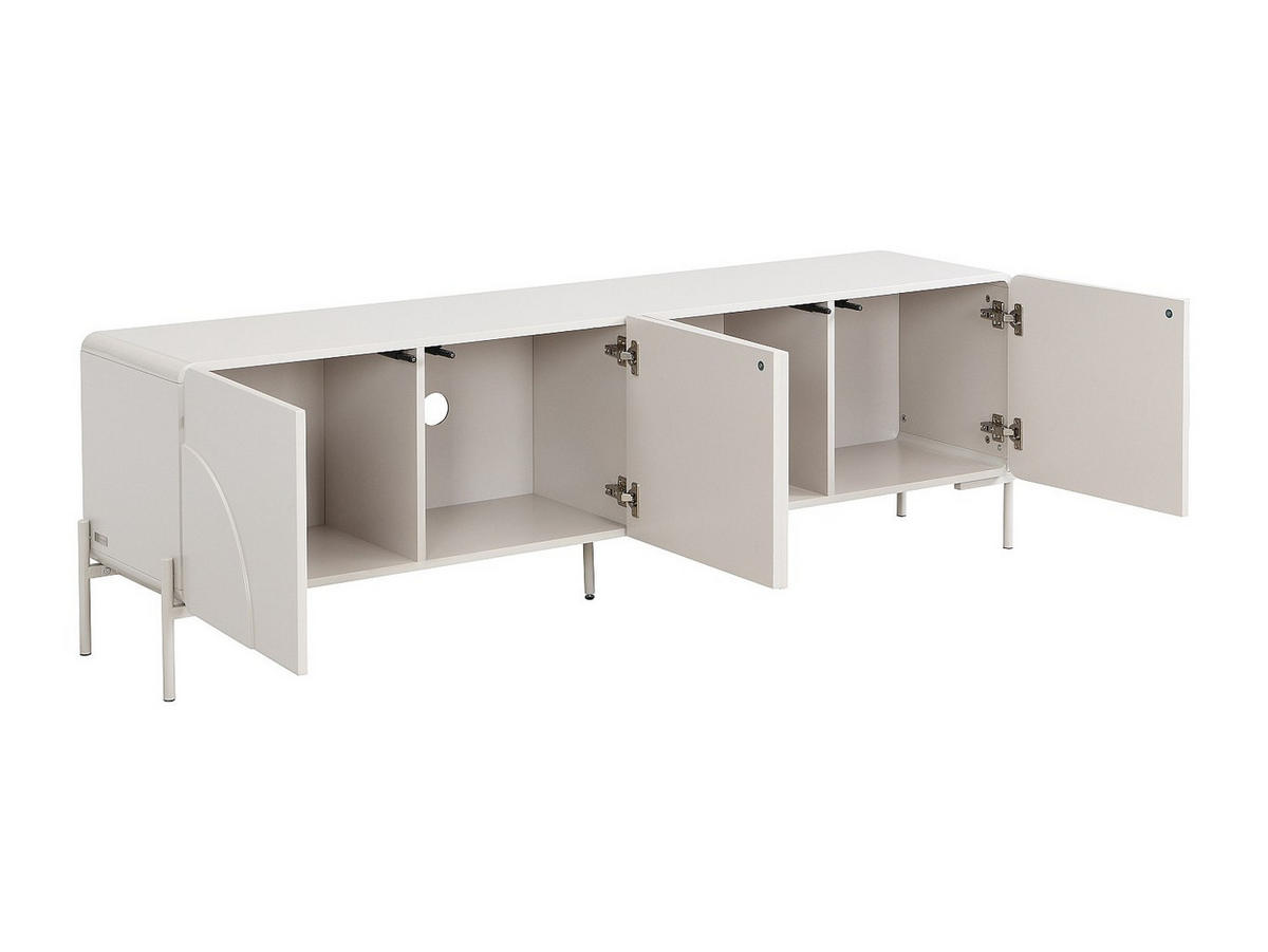 TV-BOARD - 180 cmcm x 40 cmcm - Holz, Platte - Beige - ZELINARO - Beige, Holz (180/55/40cm) - Vente-Unique