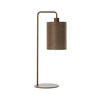 TISCHLAMPE Donio Braun Ø26/59,5 cm - Dunkelbraun, Metall (26/20/59.5cm) - Light & Living