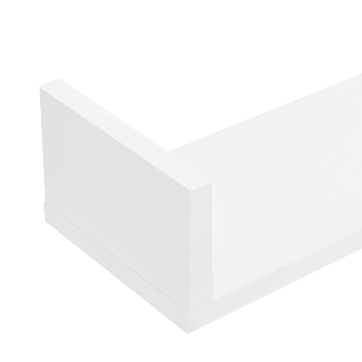 WANDREGAL-SET 3 TLG. Vennesla - Weiß, Holzwerkstoff (60/10/15cm) - [en.casa]