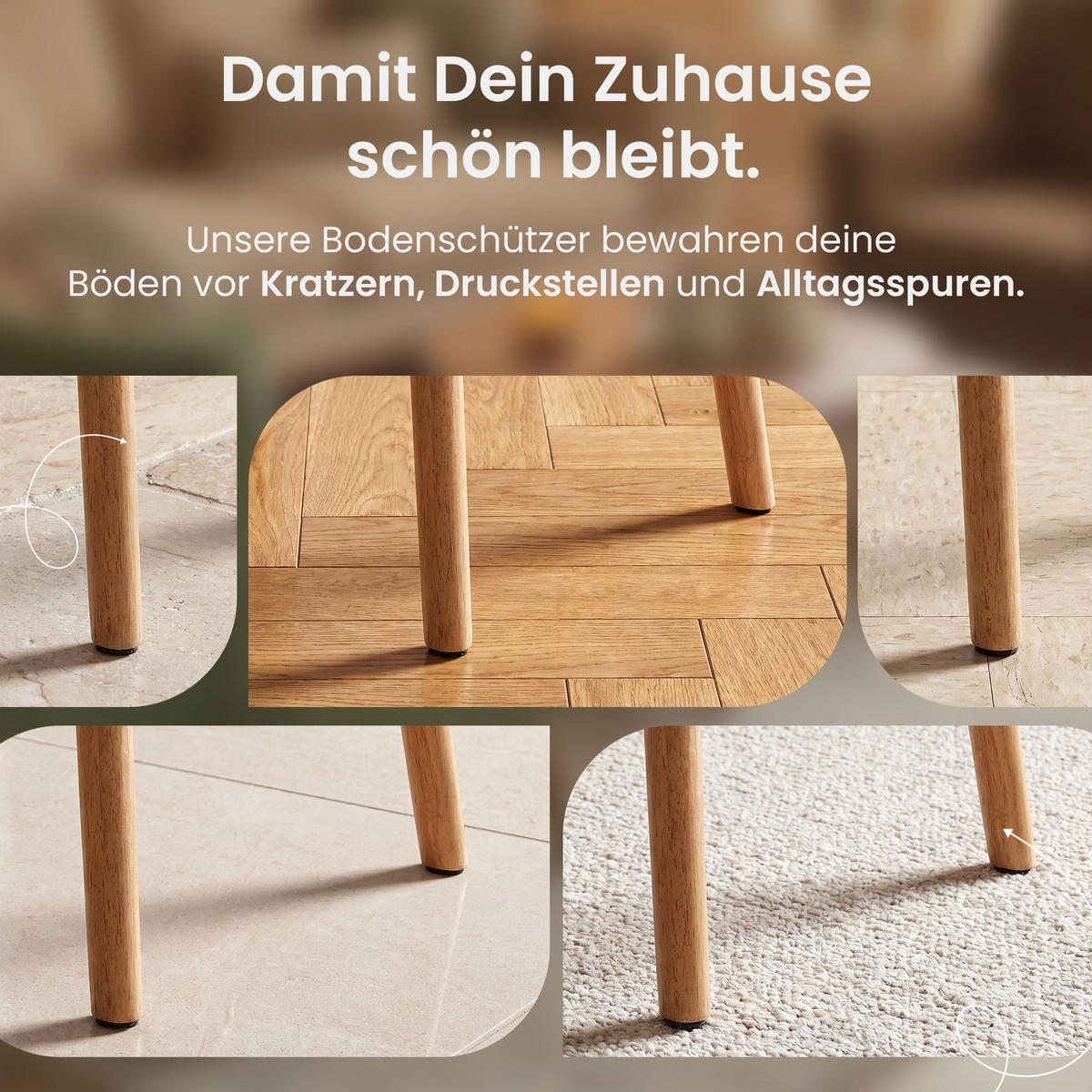 ESSZIMMERSTUHL Stoff Hellgrau - Eukalyptusholzfarben/Hellgrau, Holz/Textil (49/82/56cm) - CLP
