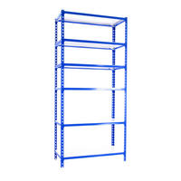SCHWERLASTREGAL Giant Metal Shark HxBxT 250 x 120 x 30 cm Fachlast 200 kg Blau-Weiß - Blau, Metall (120/250/30cm) - PROREGAL