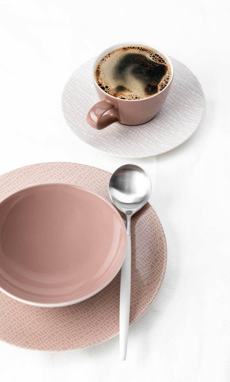 FRÜHSTÜCKSTELLER Life Fashion Posh Rose ø 22,5 cm 6er Set - Rosa, Keramik (22.5cm) - Seltmann Weiden
