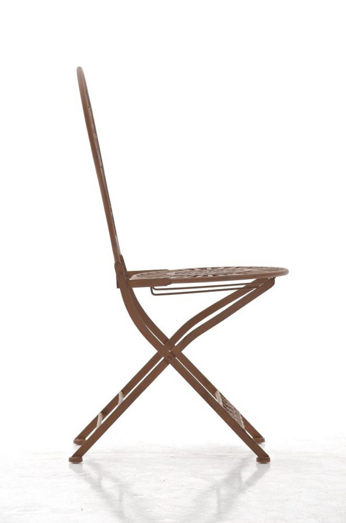 GARTENSTUHL Moni antik braun - Braun, Metall (43/50/91.5cm) - TPFGarden