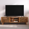 LOWBOARD FÜR 75" TV RIAN - Eichefarben, Holz (175/50/38cm) - IDIMEX
