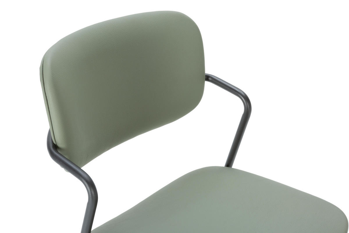 BARHOCKER Maika Grün 44/51/66 cm 2er-Set - Grün, Textil (51/66/44cm) - Drawer