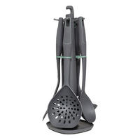KÜCHENUTENSILIEN-SET NEO 4-teilig - Grau, Kunststoff (17.5/41.5/19cm) - 5five Simply Smart