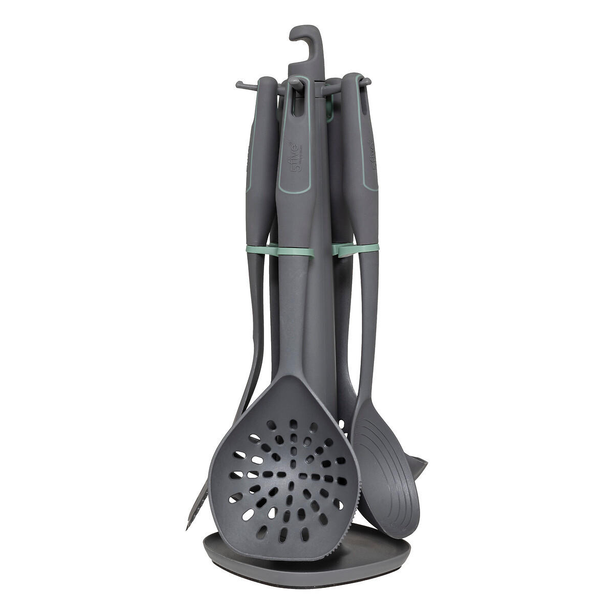 KÜCHENUTENSILIEN-SET NEO 4-teilig - Grau, Kunststoff (17.5/41.5/19cm) - 5five Simply Smart