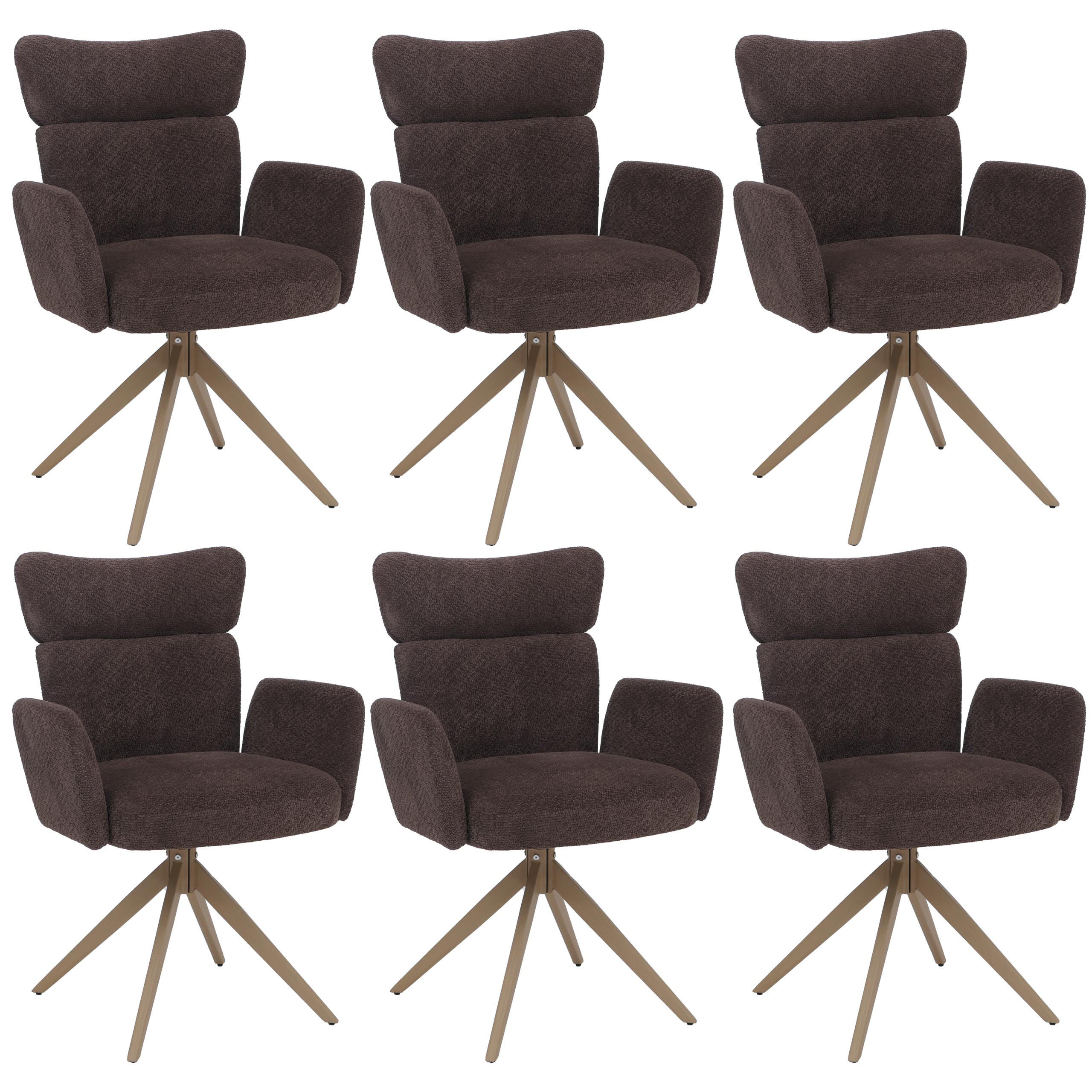 ESSZIMMERSTUHL Dunkelbraun - Dunkelbraun, Textil (63/92/58cm) - MCW