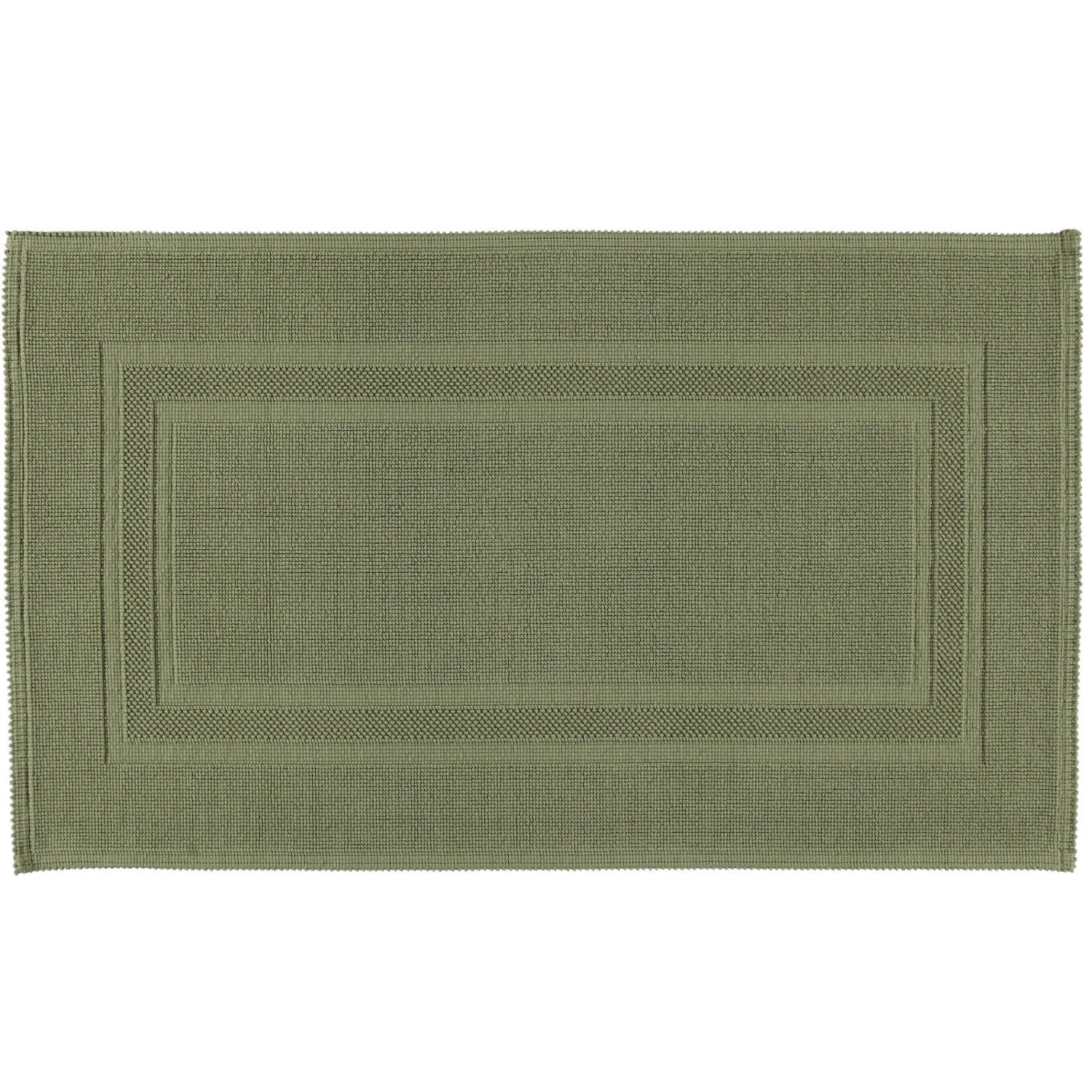 BADEMATTEN GALA OLIVE - 404 - Olivgrün, Textil (70/120cm) - Rhomtuft