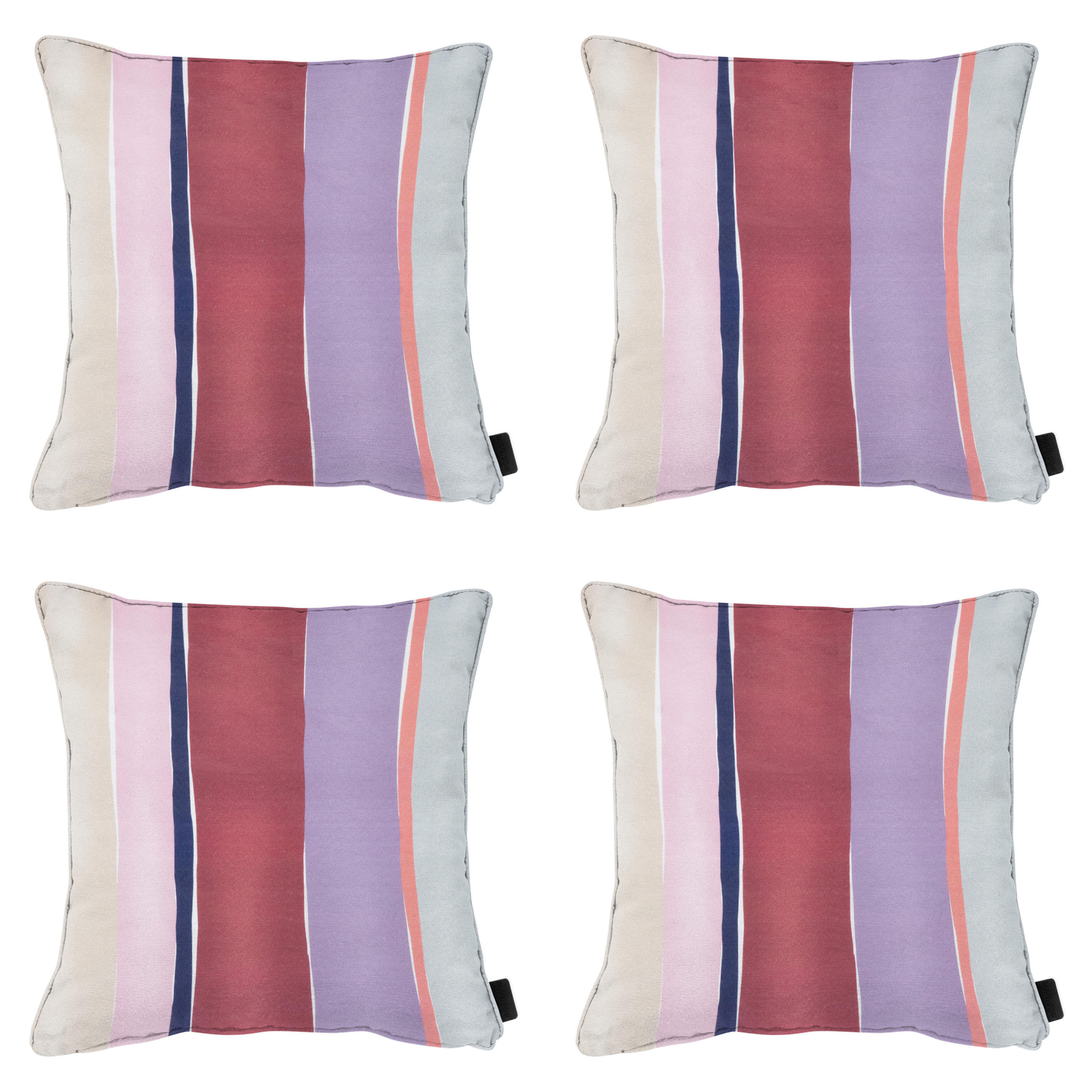 DEKORATIONSKISSEN Nox - Mehrfarbig - 50/50/10 cm - 4er-Set - Multicolor, Textil (50/50cm) - Madison