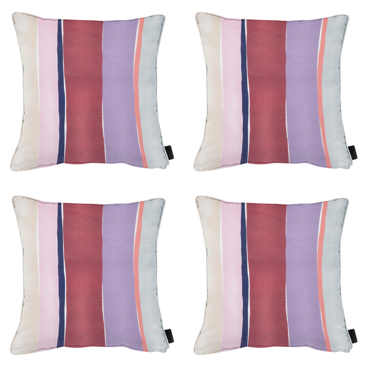 DEKORATIONSKISSEN Nox - Mehrfarbig - 50/50/10 cm - 4er-Set - Multicolor, Textil (50/50cm) - Madison