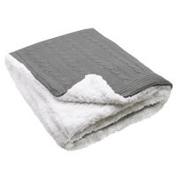 KUSCHELDECKE, 150x200 cm, 100% Polyester, 100% Polyacryl, Grau - Grau, Textil (150/200cm) - Zollner24