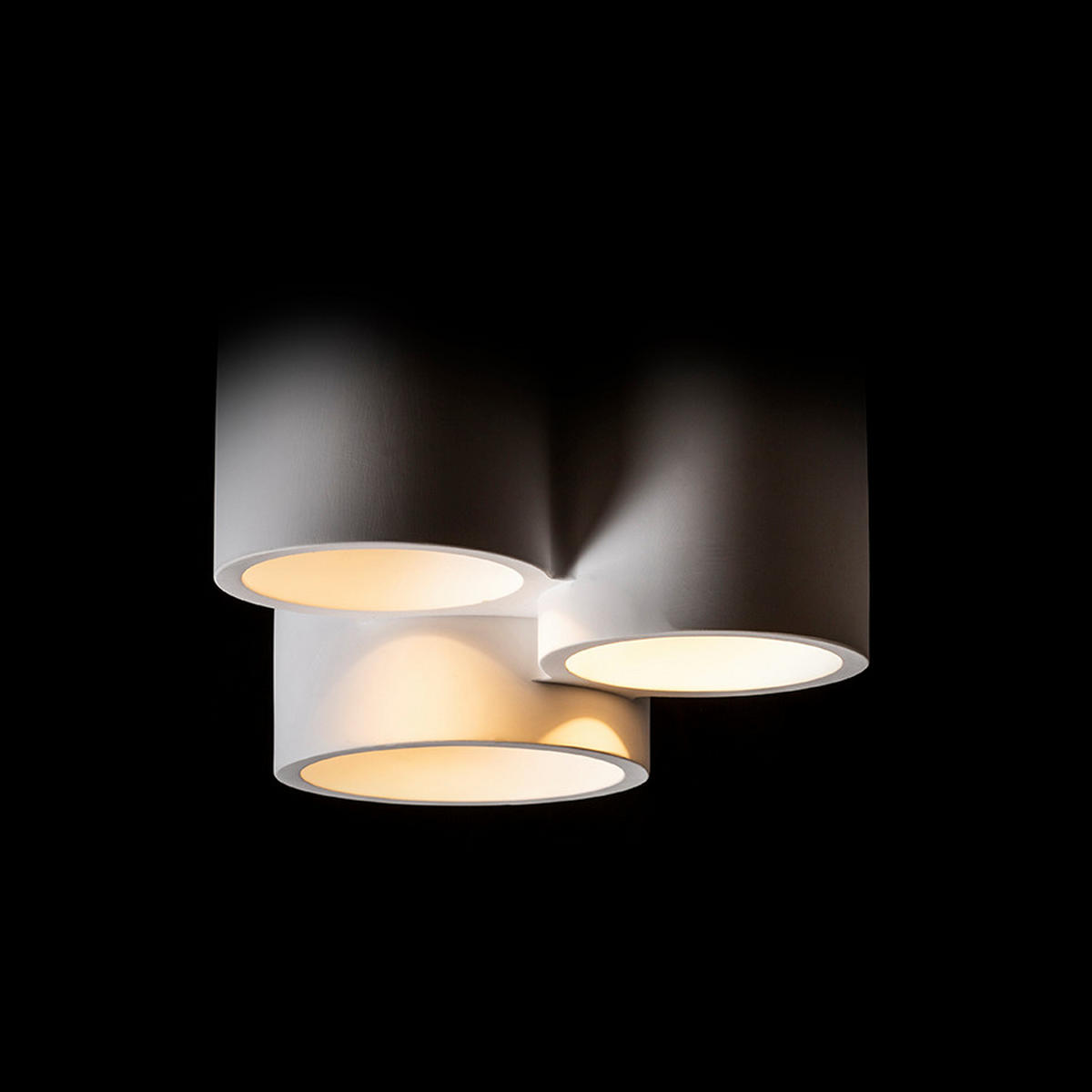 DECKENLEUCHTE GINA III gips 15 W - Weiß, Stein (20/22/135cm) - Rendl