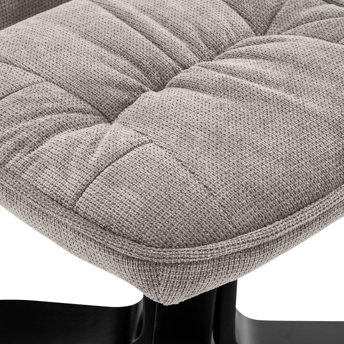 RELAXSESSEL CHARLY grau/schwarz - Schwarz/Grau, Textil (76/87/61cm) - IDIMEX