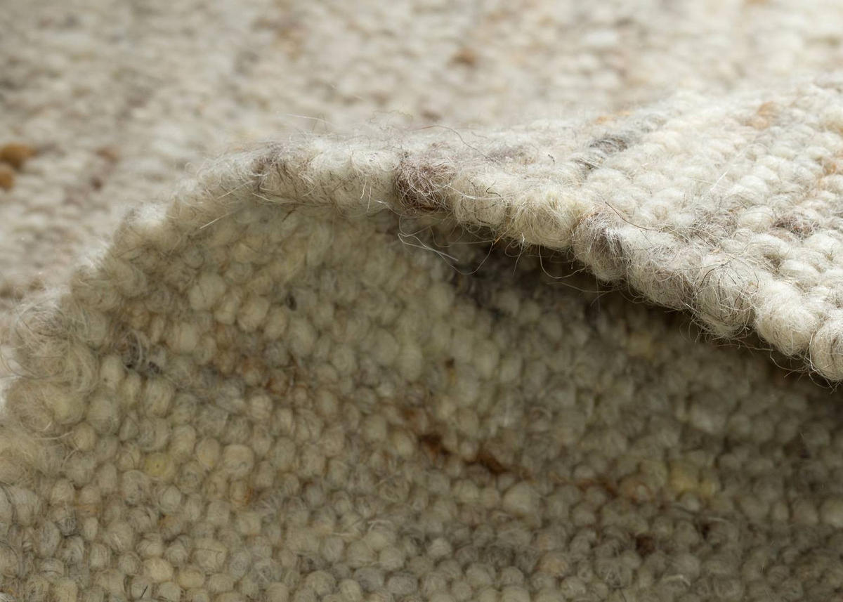 HANDWEBTEPPICH 170/170 cm Landshut - Beige, Naturmaterialien (170/230cm) - Steffensmeier