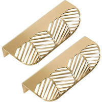 MÖBELGRIFF 2er-Set - Orange, Metall (4.4/2.3/11.7cm)