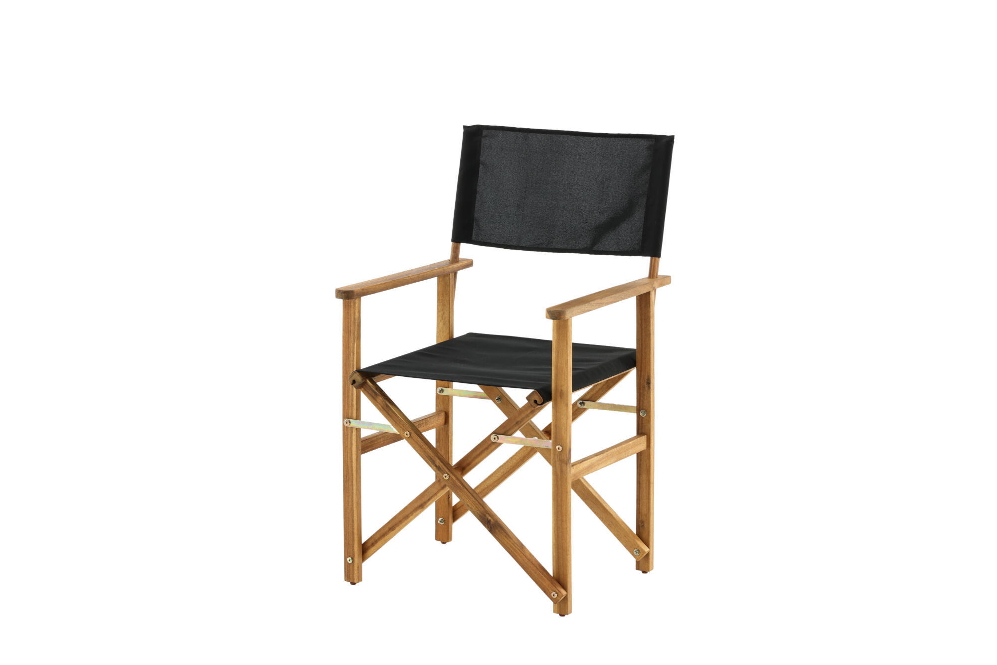 GARTENESSSTUHL MARION Schwarz 53x55x90 cm - Schwarz, Holz (53/90/55cm) - FURNLUX