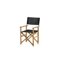 GARTENESSSTUHL MARION Schwarz 53x55x90 cm - Schwarz, Holz (53/90/55cm) - FURNLUX