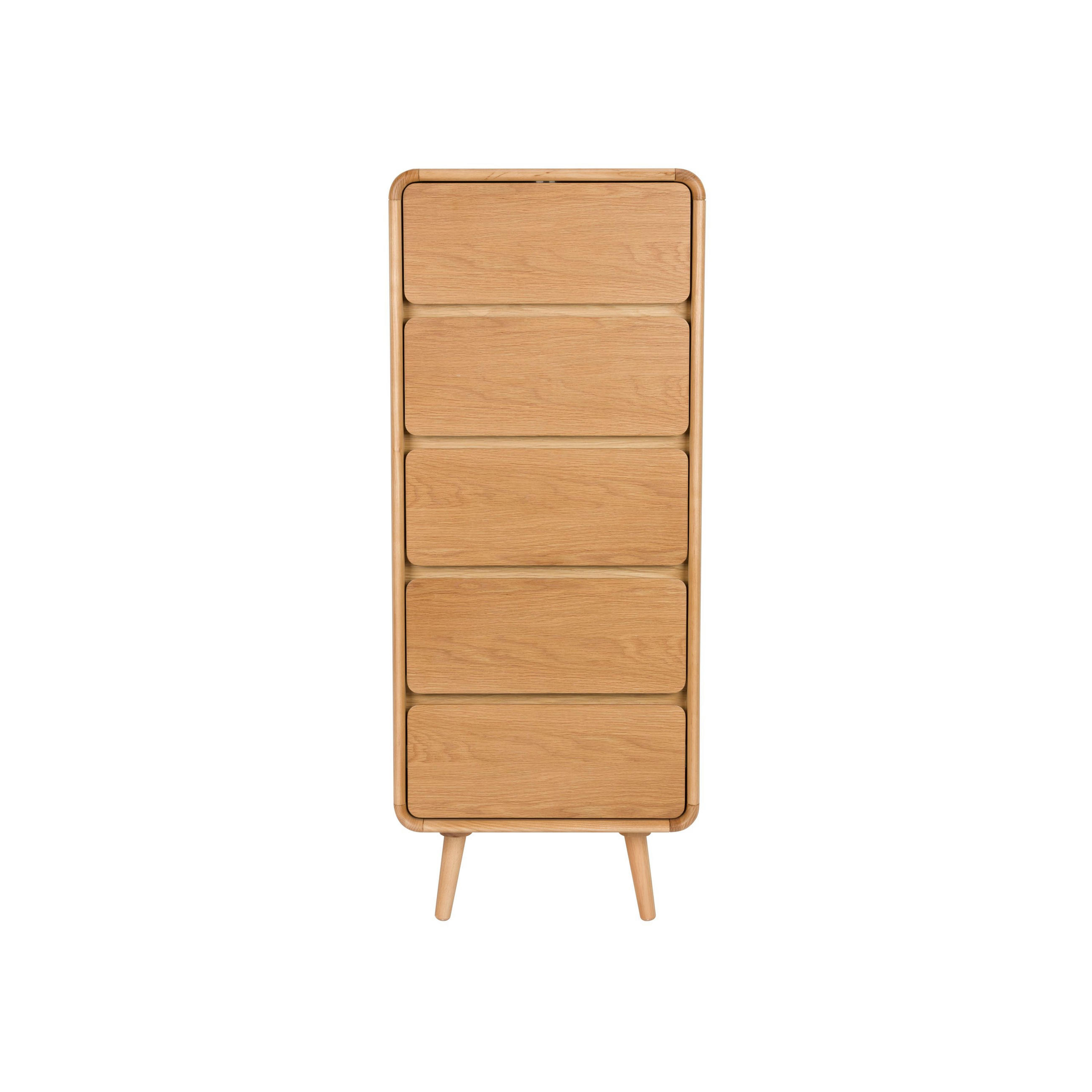 AUFBEWAHRUNGSSCHRANK Rise Natur - Naturfarben, Holz (45/112/40cm) - Zuiver