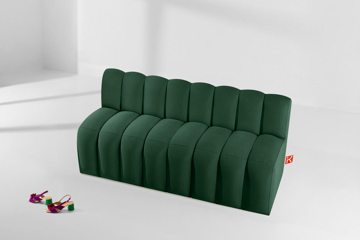 ESSZIMMERBANK CORDA, Dunkelgrün - Dunkelgrün, Holz/Holzwerkstoff (163/78/71cm) - KONSIMO®