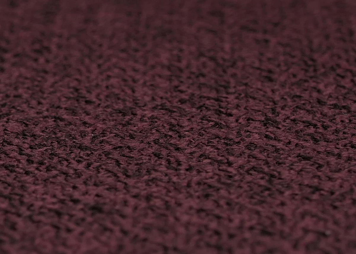 JÍDELNÍ ŽIDLE Černá, Bordeaux, sada 6 kusů - bordeaux/černá, textil (53/80/59cm) - MCW