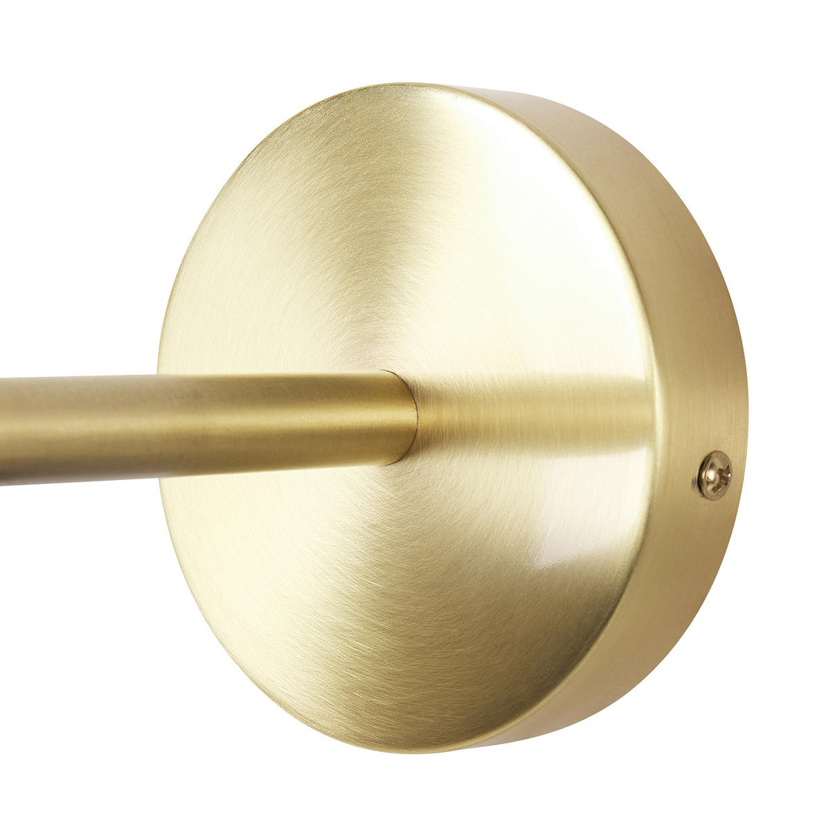 WANDLAMPE Schwarz/Gold Lasolo - Goldfarben/Schwarz, Metall (22/14/29cm) - Beliani