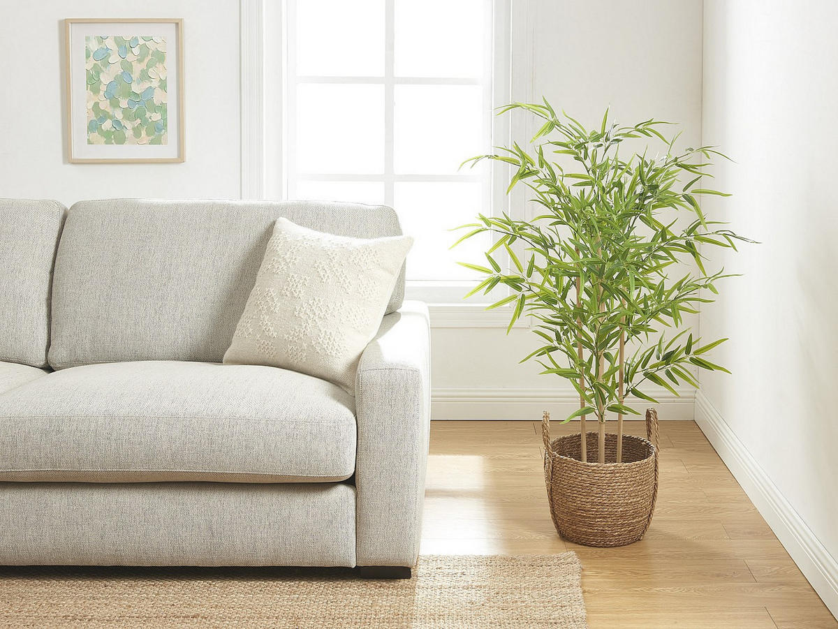 KUNSTPFLANZE - 75 cm x 75 cm - Plastik - Grün - BAMBOUSERAIE - Grün, Kunststoff (122cm) - Vente-Unique