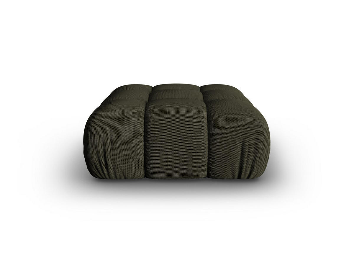 POUF Bellis aus 3D-Stoff Amazonasgrün - Waldgrün, Textil (94/43/94cm) - Micadoni