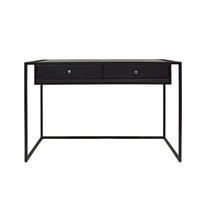 SCHREIBTISCH/KONSOLENTISCH in Loft Stil mit Schubladen aus Holz und Metall BRAN - Eichefarben, Holz (50/120/75cm) - Rawood Furniture