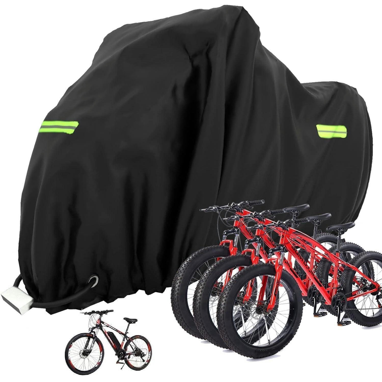 FAHRRADABDECKUNG Wasserdicht 210 x 112 x 112 cm - Schwarz, Textil (112/112/210cm)