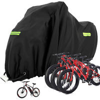 FAHRRADABDECKUNG Wasserdicht 210 x 112 x 112 cm - Schwarz, Textil (112/112/210cm)