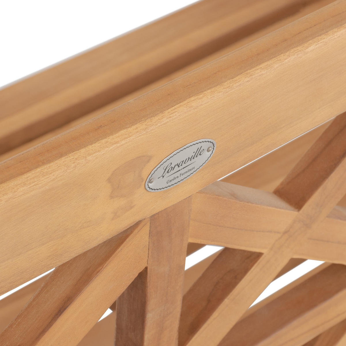 HÄNGEBANK 220/70/61 cm Holz Teak - Teakfarben, Holz (220/61/70cm) - CLP