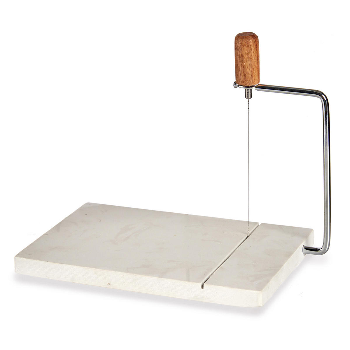 SCHNEIDEBRETT Marmor Käse Guillotine Amo - Weiß, Stein (21/24cm) - Kinvara