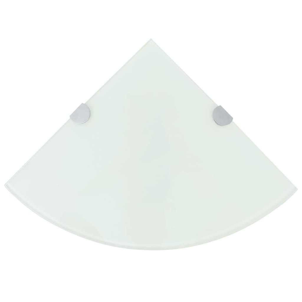 vidaXL Wandboard Weiß 25x0.8x25 cm