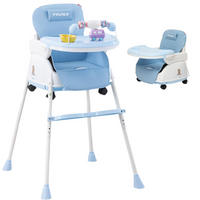 HOCHSTUHL 2-in-1-Kinderwagen Set Blau - Blau, Kunststoff (54/95/52cm) - Twinky
